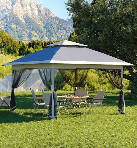 Garvee 13x13-Foot Pop-Up Gazebo Canopy Tent with Mosquito Netting: $177.08 Garvee 13x13-Foot Pop-Up Gazebo Canopy Tent with Mosquito Netting: $177.08