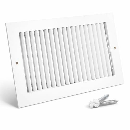 Sierra Grates 10" x 6" Steel Sidewall & Ceiling Air Register: $14.99 Sierra Grates 10" x 6" Steel Sidewall & Ceiling Air Register: $14.99
