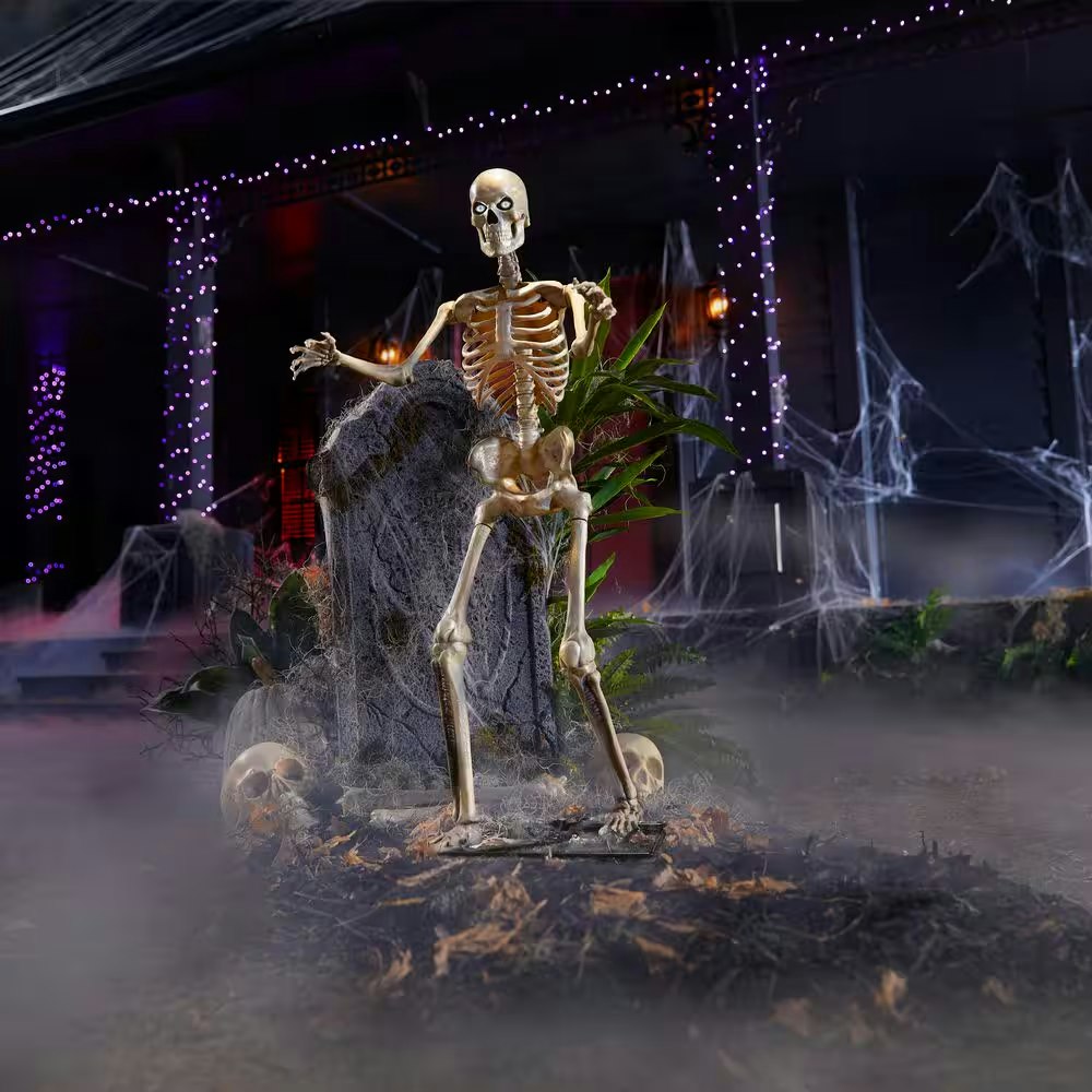 Home Accents Holiday 3ft LED Skelly Halloween Decoration: $20 Home Accents Holiday 3ft LED Skelly Halloween Decoration: $20
