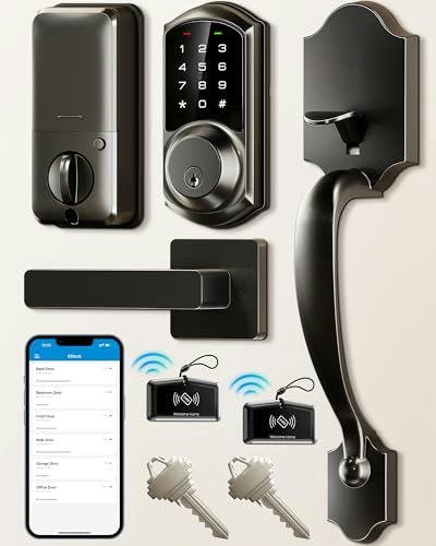 Veise VE06-H Smart Front Door Lock Handle Set: $109.98 Veise VE06-H Smart Front Door Lock Handle Set: $109.98