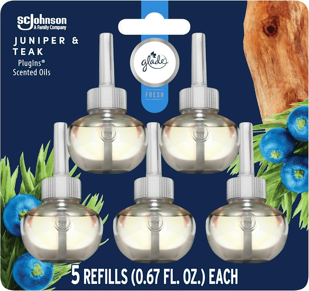 Glade Juniper Forest PlugIns Air Freshener Refills 5-Pack: $9 via Sub. & Save