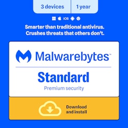 Malwarebytes Standard 1-Year 3-Device Premium Security for $10