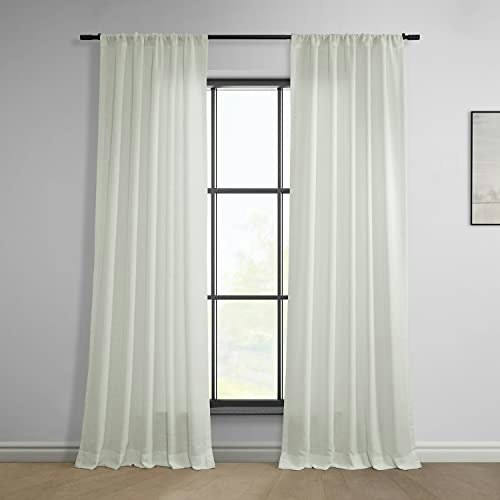 Half Price Drapes Semi Sheer Faux Linen Curtains 50" x 84": $18.83 Half Price Drapes Semi Sheer Faux Linen Curtains 50" x 84": $18.83