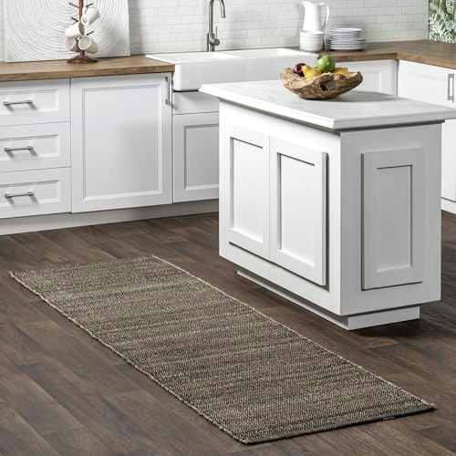 nuLOOM Elfriede Charcoal Solid Flatweave Runner Rug 2'x8': $63.88 nuLOOM Elfriede Charcoal Solid Flatweave Runner Rug 2'x8': $63.88