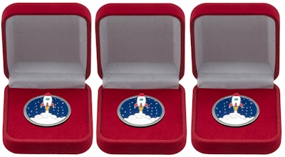 Velvet Pin Display Box Case for Gift Badges 3-Pack for $5 + free shipping w/ Prime