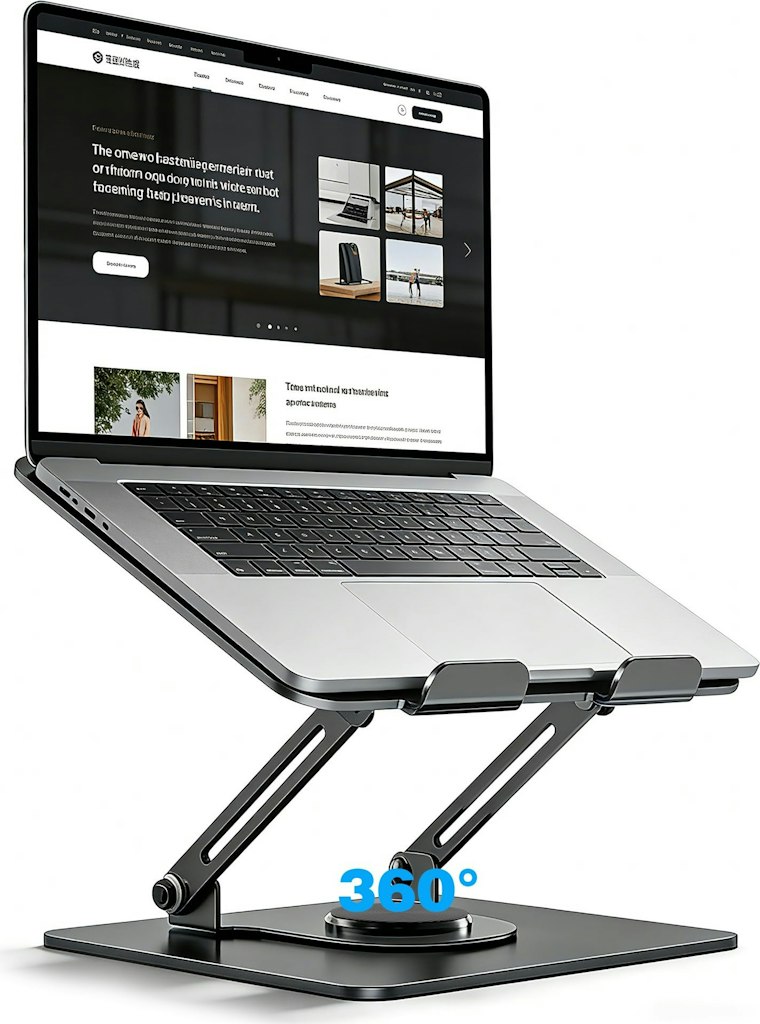360° Rotating Adjustable Laptop Stand: $16