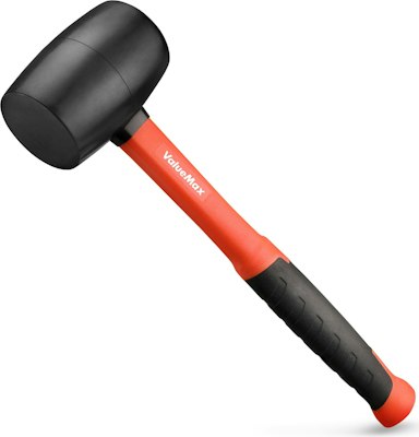 ValueMax 8-oz. Rubber Mallet Hammer for $5 + free shipping w/ Prime