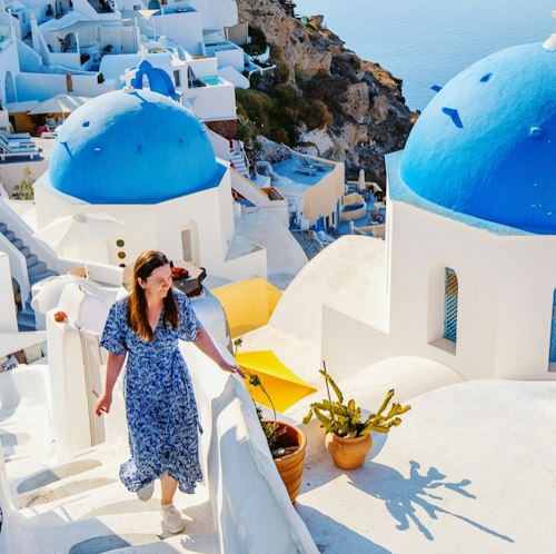 7-Night Athens, Mykonos, and Santorini Flight and Hotel Vacation for From $1,598 for 2