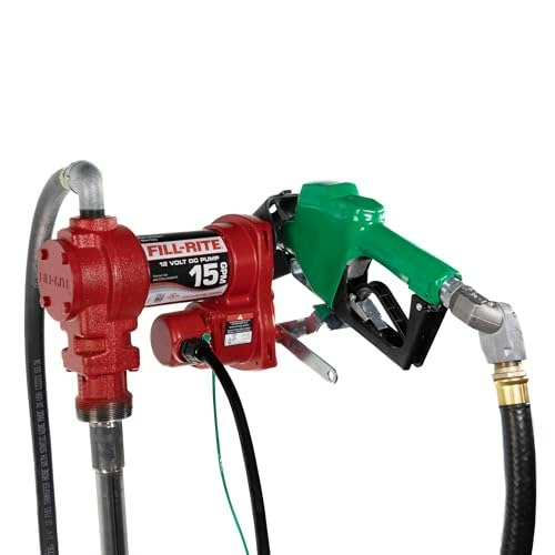 Fill-Rite FR1220HDSQ 12V 15 GPM Fuel Transfer Pump with Hose and Nozzle: $543.99 Fill-Rite FR1220HDSQ 12V 15 GPM Fuel Transfer Pump with Hose and Nozzle: $543.99