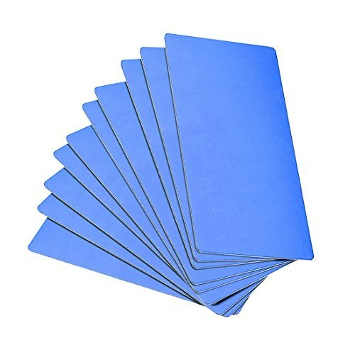 Uxcell 80x40x0.6mm Anodized Aluminum Blank Metal Card 15-Pack: $10.94 Uxcell 80x40x0.6mm Anodized Aluminum Blank Metal Card 15-Pack: $10.94