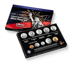 U.S. Mint 2026 S Silver Proof 250th Anniversary Semiquincentennial Collectible Coin Set for $366 + free shipping