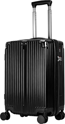 20" Hard Shell Carry-On Luggage w/ Spinner Wheels & USB Port for $48 + free shipping