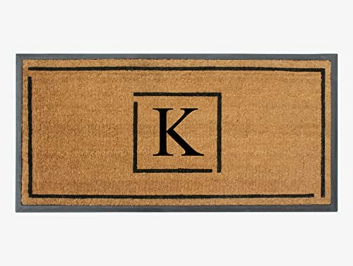 A1HC 24" x 48" Natural Coir Monogrammed Doormat: $49.50 A1HC 24" x 48" Natural Coir Monogrammed Doormat: $49.50