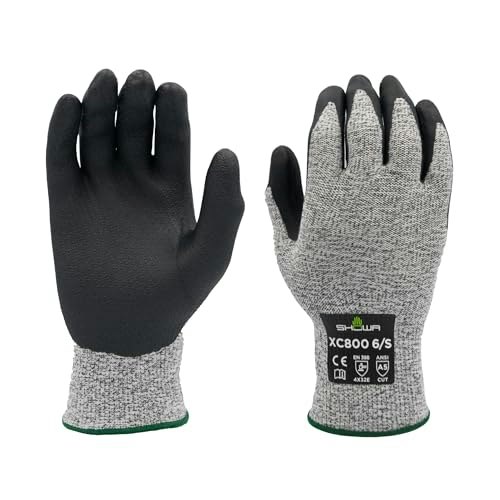 Showa XC800 A5 Cut Resistant Nitrile Palm Coated Gloves 12-Pair: $61.68