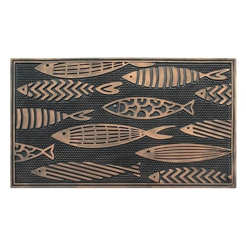 A1HC 18"x30" Nautical Fish Rubber Doormat: $26.34