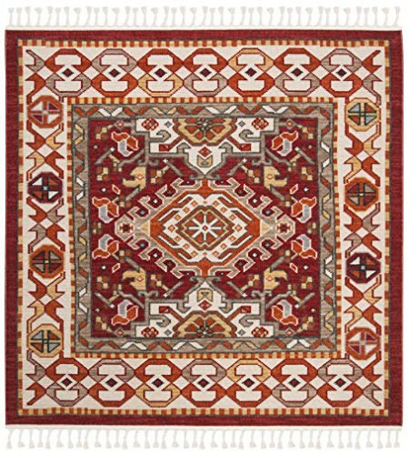 Safavieh Farmhouse Collection 6'3" Square Area Rug: $119.56