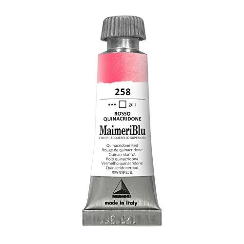 MaimeriBlu 12ml Quinacridone Red Watercolor Tube: $10.15 MaimeriBlu 12ml Quinacridone Red Watercolor Tube: $10.15