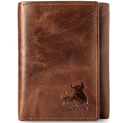 Bull Guard Leather RFID Trifold Wallet for $25 + free shipping w/ Prime