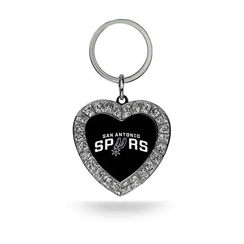 San Antonio Spurs Metal Rhinestone Heart Keychain: $4.40 San Antonio Spurs Metal Rhinestone Heart Keychain: $4.40
