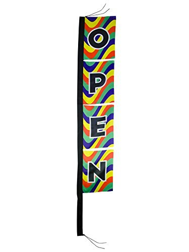 In the Breeze Open Sign 4-Section Banner Flag: $11.05 In the Breeze Open Sign 4-Section Banner Flag: $11.05