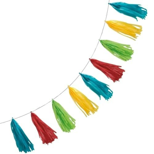Rainbow Tissue Tassel Garland 3-Pack: $4.43 Rainbow Tissue Tassel Garland 3-Pack: $4.43