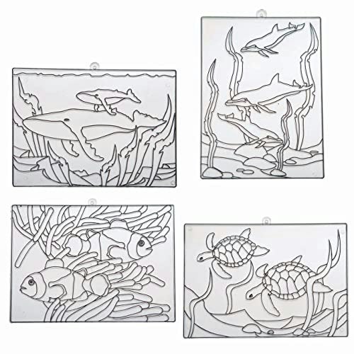 S&S Worldwide Stain-A-Frame Ocean Friends 12-Pack: $3.80 S&S Worldwide Stain-A-Frame Ocean Friends 12-Pack: $3.80