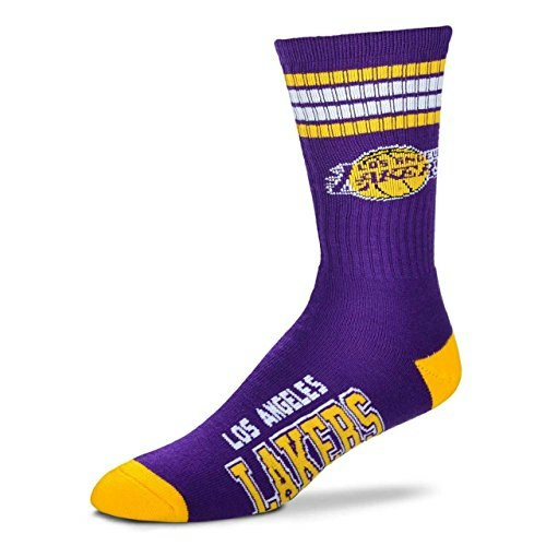 For Bare Feet Los Angeles Lakers Youth Crew Socks: $6.63