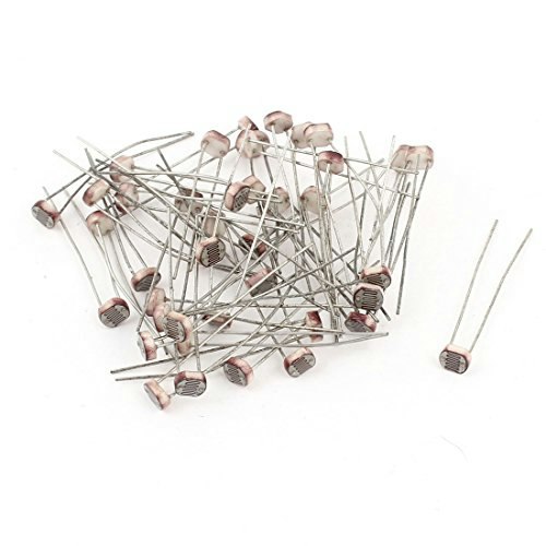 Uxcell 5mm GL5516 Photoresistor 40-Pack: $9.18