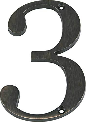 Distinctions 4-Inch Flush Mount House Number 3: $6.11 Distinctions 4-Inch Flush Mount House Number 3: $6.11
