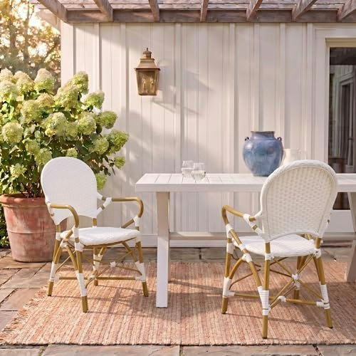 Safavieh Hooper Rattan Indoor/Outdoor Armchair 2-Pack: $262.39