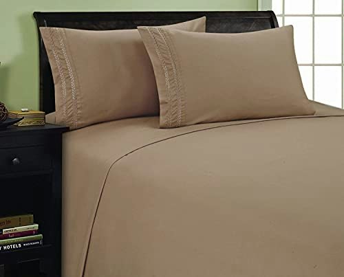 Elegant Comfort 1500 Thread Count 4-Piece Sheet Set: $26