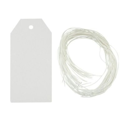 Wrapables Kraft Hanging Gift Tags 50-Pack for $4 + free shipping w/ Prime