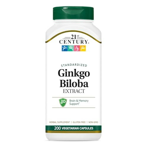 21st Century Ginkgo Biloba Extract 200-Count Capsules: $12.73 21st Century Ginkgo Biloba Extract 200-Count Capsules: $12.73