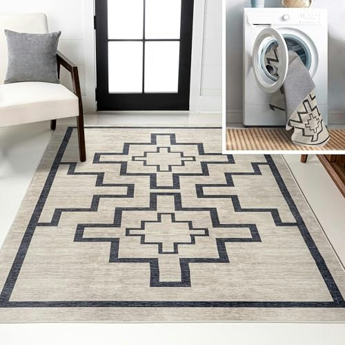 Jonathan Y Ashkii 9x12 Minimalist Medallion Area Rug: $99.51 Jonathan Y Ashkii 9x12 Minimalist Medallion Area Rug: $99.51