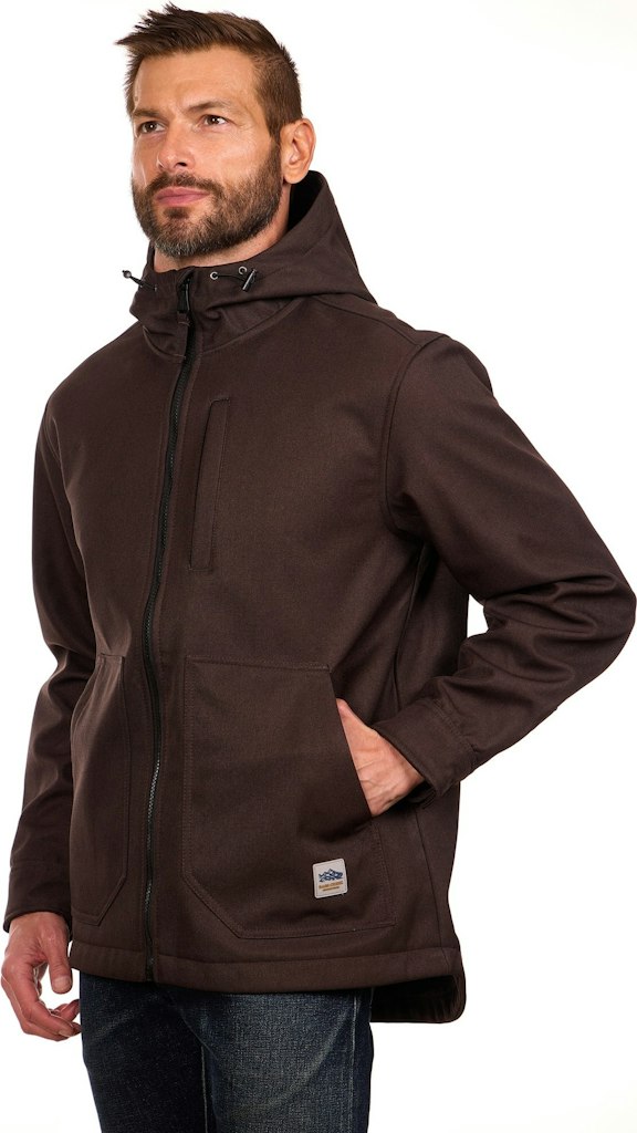 Bass Creek Outfitters Men's Twill Bonded Fleece Softshell Jacket: $16 Bass Creek Outfitters Men's Twill Bonded Fleece Softshell Jacket: $16