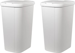 Hefty 13.3-Gallon Kitchen Touch Top Trash Can 2-Pack for $17 + free shipping w/ $35