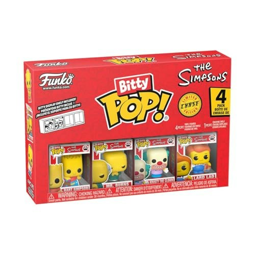 Funko Bitty POP! The Simpsons 4-Pack: $11.49