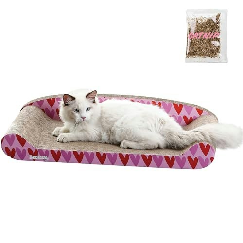 Licker Store Montego 27.5-inch Coastal Cardboard Cat Scratcher Lounge Bed: $27.85 Licker Store Montego 27.5-inch Coastal Cardboard Cat Scratcher Lounge Bed: $27.85
