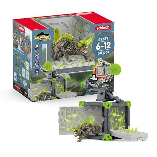 Schleich Eldrador 34-Piece Stone Chameleon Battlecave: $14.99
