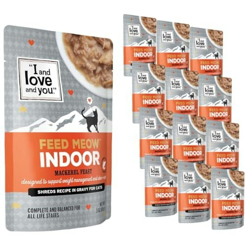 I and Love and You Indoor Wet Cat Food 12-Pack: $14.29 I and Love and You Indoor Wet Cat Food 12-Pack: $14.29