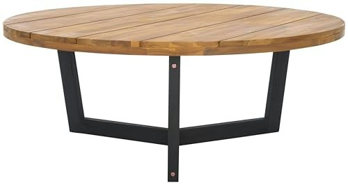 Safavieh Leo Wood Outdoor Coffee Table: $174.15