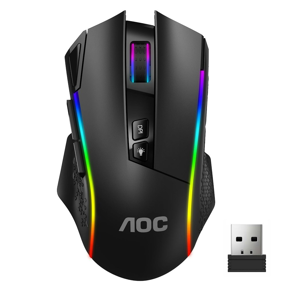 AOC GM401 Wireless RGB Gaming Mouse: $30