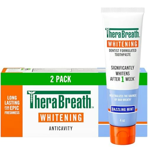 TheraBreath Dazzling Mint Whitening Toothpaste 2-Pack: $8.83 TheraBreath Dazzling Mint Whitening Toothpaste 2-Pack: $8.83