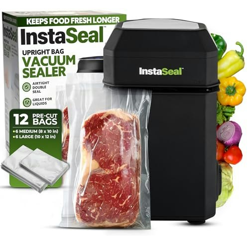 InstaSeal Vacuum Food Sealer 12-Bag Kit: $75.98 InstaSeal Vacuum Food Sealer 12-Bag Kit: $75.98