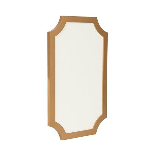 Kate and Laurel 15" x 24" Holbrook Glam Scalloped Fabric Pinboard: $76.49