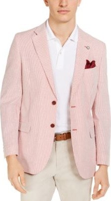 Nautica Men's Modern-Fit Seersucker Blazer: $44