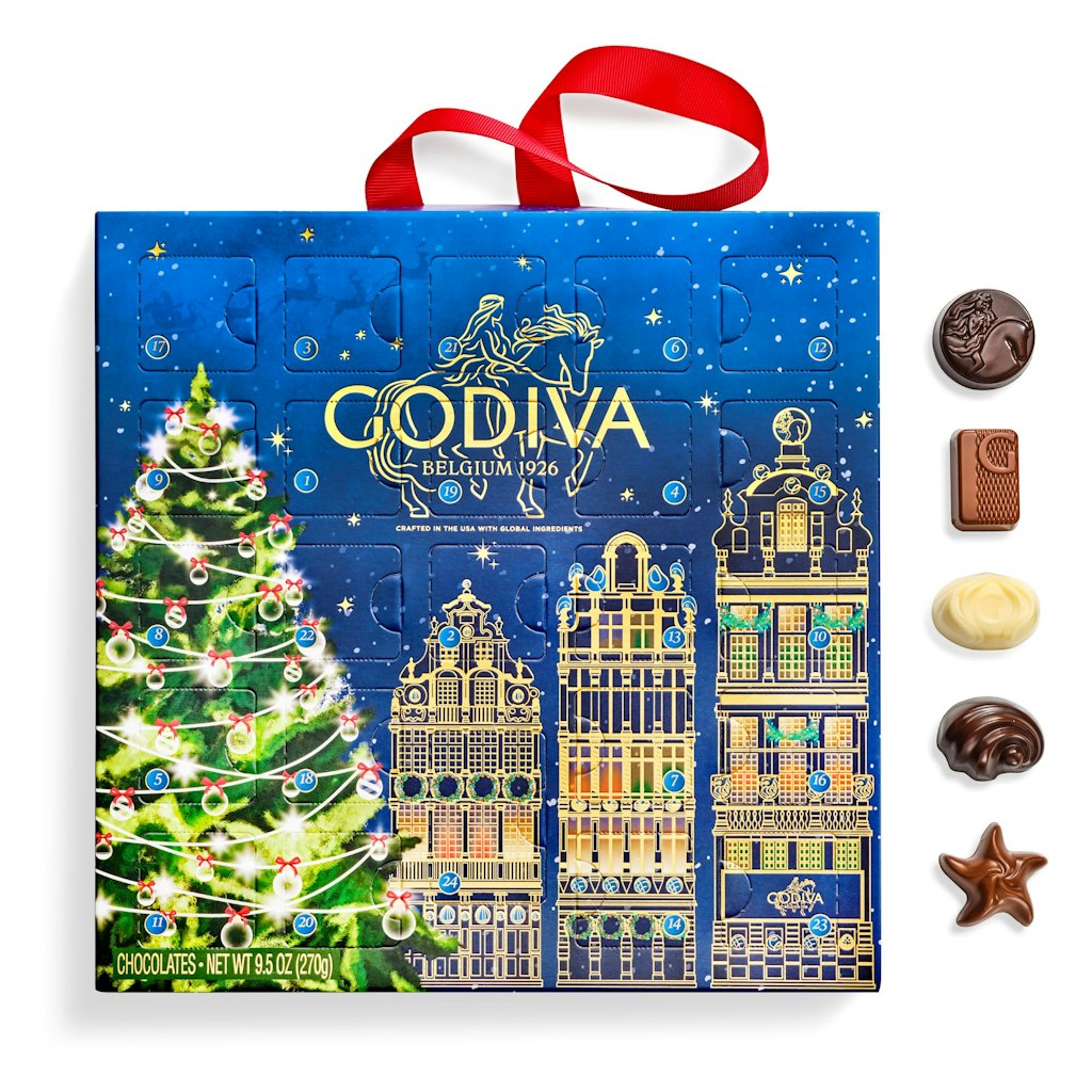 GODIVA Limited Edition Luxury Chocolate Advent Calendar, 24 pc: $49