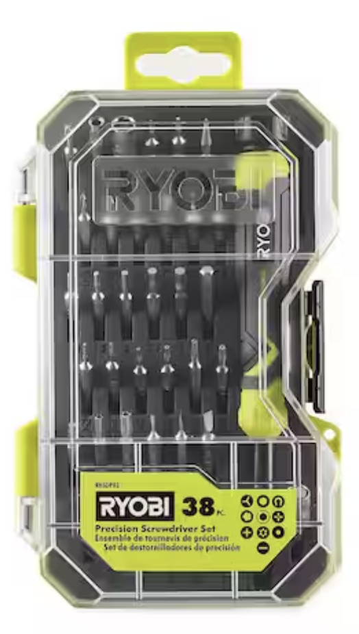 Ryobi 38-Piece Precision Screwdriver Set: $9.97 Ryobi 38-Piece Precision Screwdriver Set: $9.97