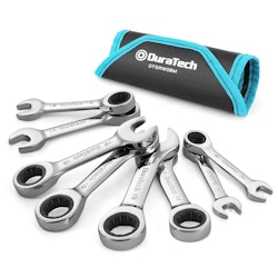 DuraTech Stubby Ratcheting Combination Metric 8-Piece Wrench Set for $31 + free shipping w/ Prime