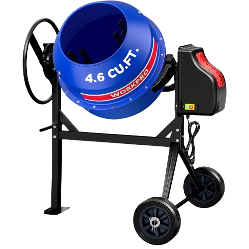 WorkPro 4.6-Cu. Ft. Electric Cement Mixer: $237